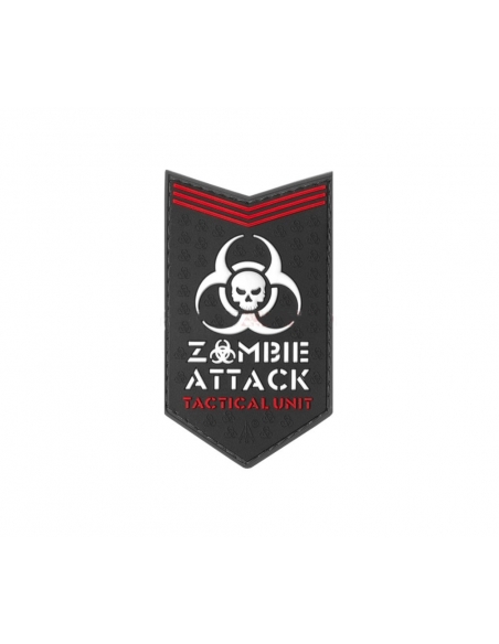 Patch de borracha 3D para ataque de zumbis JTG