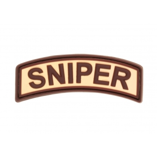Patch 3D Sniper Tab Rubber Desert JTG