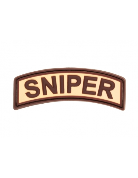 Patch 3D Sniper Tab Rubber Desert JTG