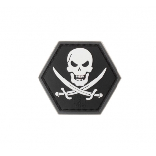 Patch de borracha 3D Sem Medo Pirata Swat JTG