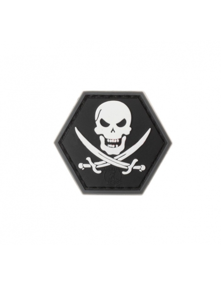 Patch de borracha 3D Sem Medo Pirata Swat JTG