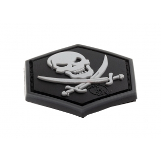 Patch de borracha 3D Sem Medo Pirata Swat JTG 2