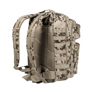 Mochila tática militar MilTec US Assault LG de 36 litros com camuflagem tropical e fecho de velcro. 2