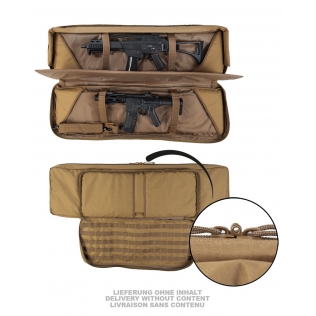 Estojo tático duplo MilTec Coyote para 2 rifles 2