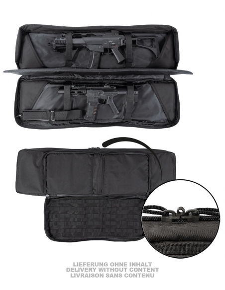 Compre o estojo tático duplo preto MilTec para 2 rifles.