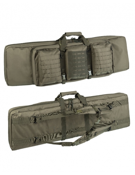Estojo tático duplo verde MilTec para 2 rifles