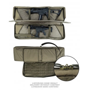 Estojo tático duplo verde MilTec para 2 rifles 2