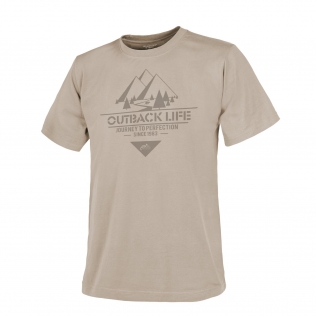 Camiseta cáqui Helikon-Tex Outback Life