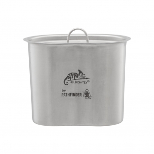 Caneca Pathfinder Helikon-Tex em aço inoxidável com tampa 2