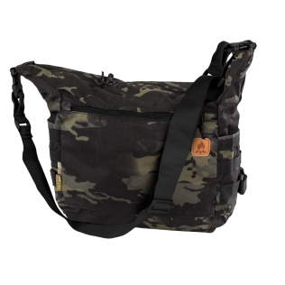 Bolsa de ombro tática Helikon-Tex Bushcraft Satchel MultiCam preta