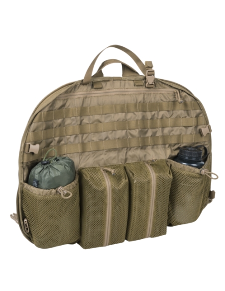 Mochila Tática Militar Helikon-Tex , Bolsa de Emergência, 25 Litros, Verde Adaptável e Coyote