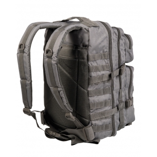 Mochila tática militar MilTec US Assault LG de 36 litros com estampa de folhagem e fecho frontal em velcro. 2