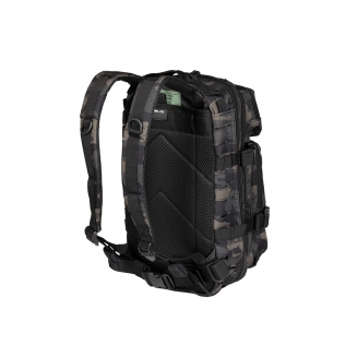 Mochila tática militar MilTec US Assault SM de 20 litros com corte a laser e camuflagem escura. 2
