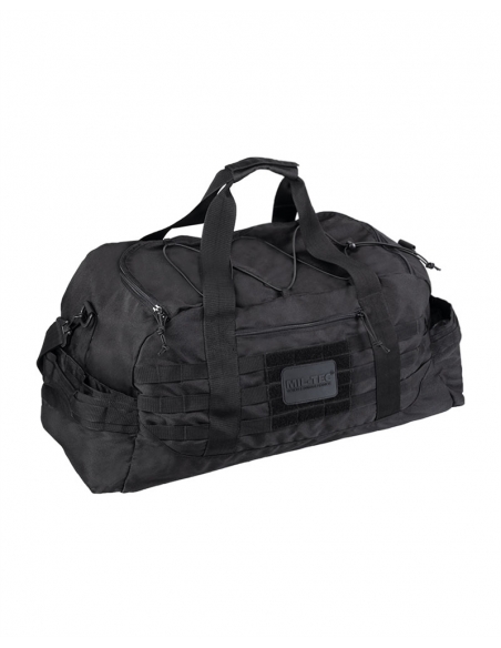 Bolsa tática MilTec Parachute MD preta.