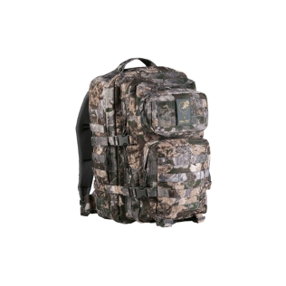 Mochila tática militar MilTec US Assault Phantomleaf Wasp I Z1B de 36 litros com fecho frontal em velcro.