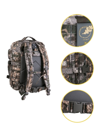 Compre a mochila tática militar MilTec US Assault Phantomleaf Wasp I Z1B de 36 litros com velcro.