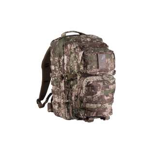 Mochila tática militar MilTec US Assault Phantomleaf Wasp I Z2 de 36 litros com fecho frontal em velcro.