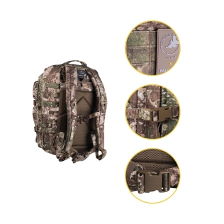 Mochila tática militar MilTec US Assault Phantomleaf Wasp I Z2 de 36 litros com fecho frontal em velcro. 2