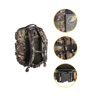 Mochila tática militar MilTec US Assault Phantomleaf Wasp I Z3A de 36 litros com fecho frontal em velcro. 2