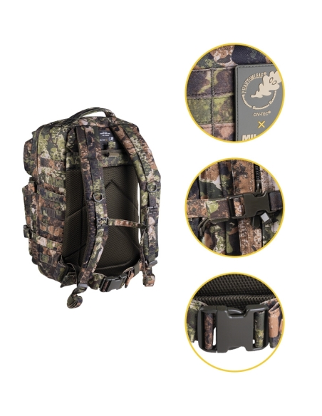 Compre a mochila tática militar MilTec US Assault Phantomleaf Wasp I Z3A de 36 litros com velcro.