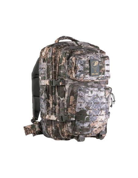 Mochila tática militar MilTec US Assault LG 36 Litros Laser Cut Phantomleaf Wasp I Z1B