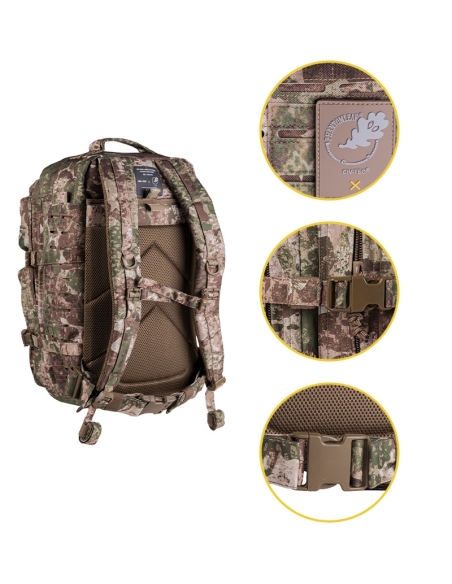 Compre a mochila tática militar MilTec US Assault LG de 36 litros com corte a laser Phantomleaf Wasp I Z2.