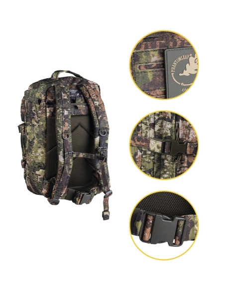 Compre a mochila tática militar MilTec US Assault LG de 36 litros com corte a laser Phantomleaf Wasp I Z3A.