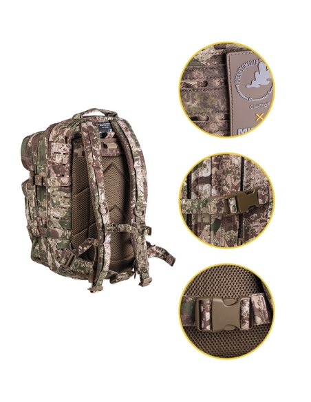 Compre a mochila tática militar MilTec Assault SM 20 Litros Laser Cut Phantomleaf Wasp I Z2.