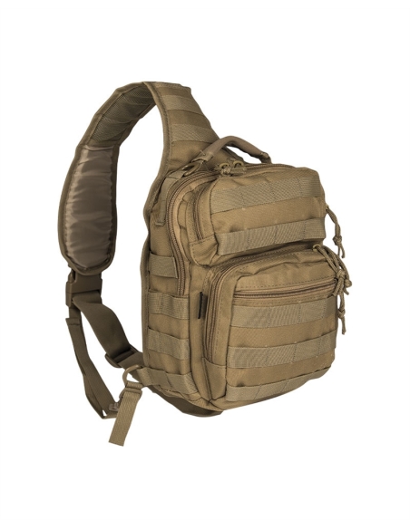 Bolsa de ombro tática MilTec One Strap Assault SM Coyote