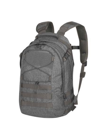 Mochila tática militar Helikon-Tex EDC de 21 litros, cinza mesclado.