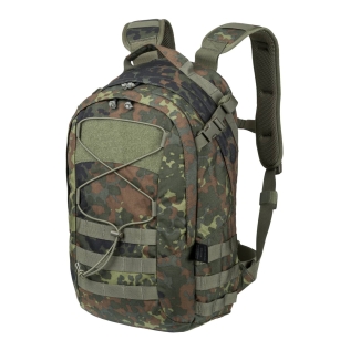 Mochila Tática Militar Helikon-Tex EDC de 21 Litros, Cor Flecktarn