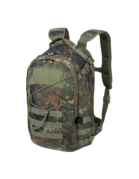 Mochila Tática Militar Helikon-Tex EDC de 21 Litros, Cor Flecktarn