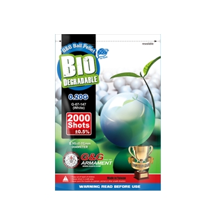 G&G ARMAMENT Bio Balls 0,20G 2000 disparos