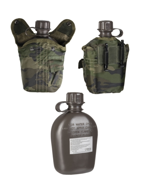 Compre o cantil militar MilTec Woodland.