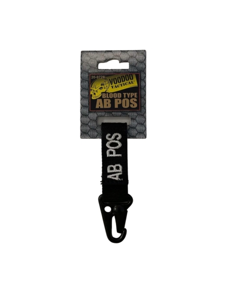Chaveiro Tipo Sanguíneo AB+ VOODOO TACTICAL