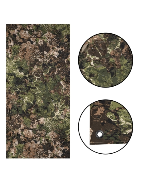 Compre a rede de camuflagem MilTec cortada a laser, 1,5 x 3 m, modelo Wasp I Z3A.