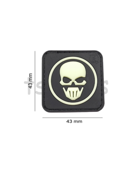 Medidas do Patch de Borracha 3D JTG Ghost Recon Glow