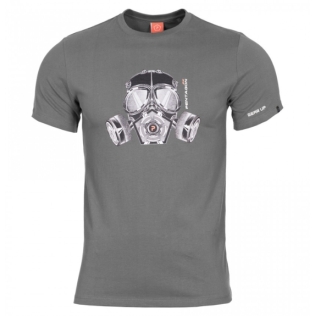 Camiseta Pentagon Cinza Máscara de Gás