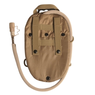 Mochila de hidratação MilTec Molle de 1 litro, cor coyote.