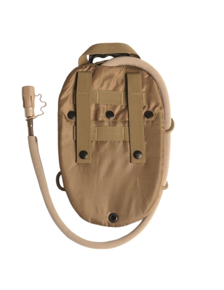 Mochila de hidratação MilTec Molle de 1 litro, cor coyote.