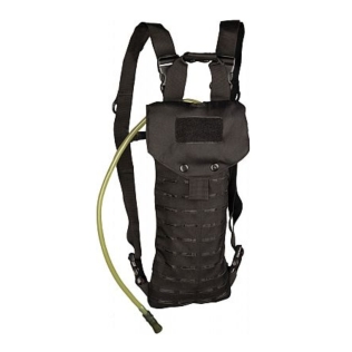 Mochila tática de hidratação MilTec Laser Cut 2.5L preta