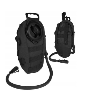 Mochila de hidratação MilTec Molle de 1 litro, preta. 2