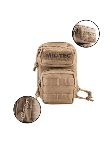 Porta-chaves de bolso MilTec Mini de assalto dos EUA