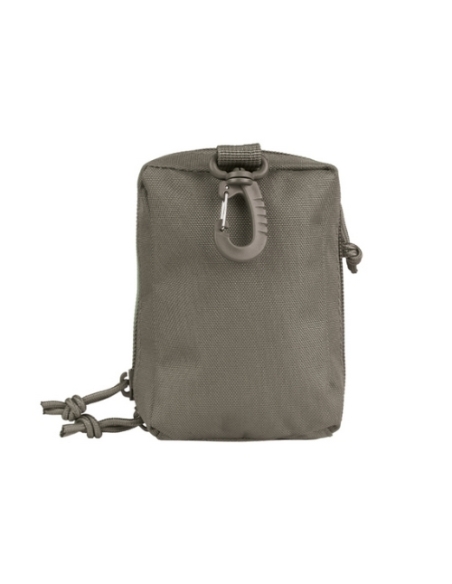 Mini bolso para chaves MilTec verde US Assault na parte traseira