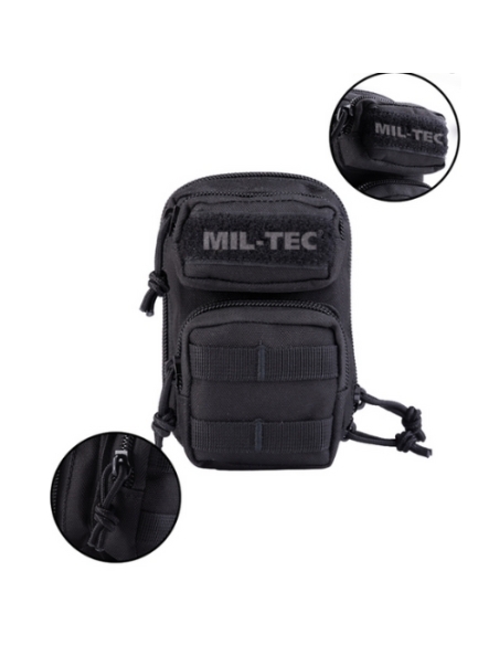 Mini Porta-Chaves MilTec Assault Americano Preto