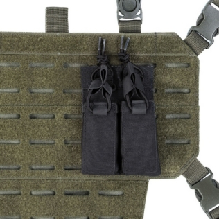 Porta-carregador duplo para pistola MilTec , preto 2