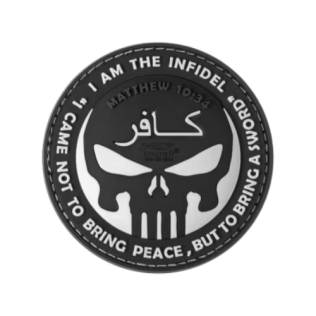 Patch de borracha 3D THE IFIDEL PUNISHER JTG