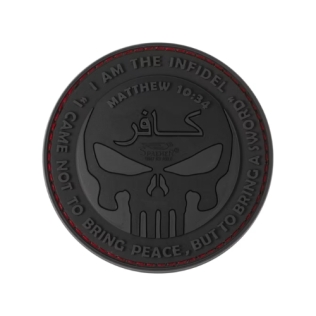 Patch de borracha 3D THE IFIDEL PUNISHER BLACK OPS JTG