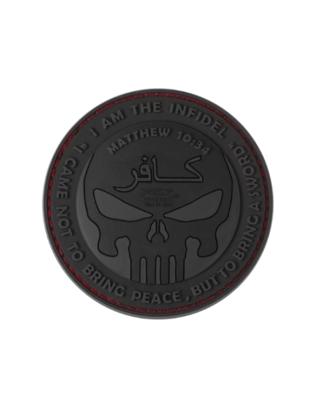 Patch de borracha 3D THE IFIDEL PUNISHER BLACK OPS JTG