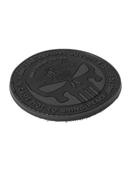 Patch de borracha 3D THE IFIDEL PUNISHER BLACK OPS JTG